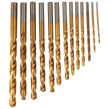13 szt. zestaw wierteł spiralnych ze stali szybkotnącej 1,5-6,5 mm [13200000426]